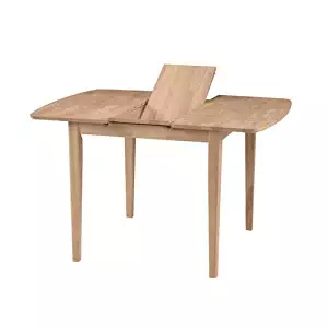 International Concepts Unfinished Clarkson Shaker Leg Dining Table with Butterfly Extension