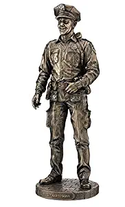 13" Policeman Statue Police Officer Cop Sculpture Figurine Figure Collectible
