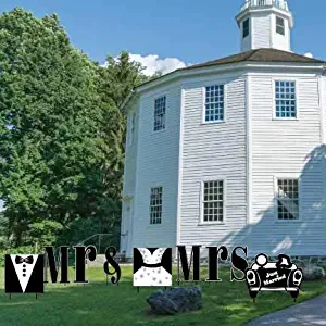 VictoryStore Wedding Yard Decorations: Just Married Mr and Mrs Yard Sign Decorations with 18 Stakes