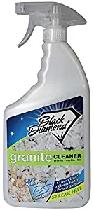 Black Diamond Stoneworks Granite Counter Cleaner: Natural Stone, Marble, Travertine, Tile, Quartz, Concrete Countertops and Antiques. (32OZ)