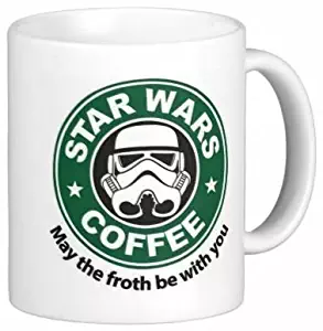 May the Froth Be With You 11 Ounces Funny Coffee Mug