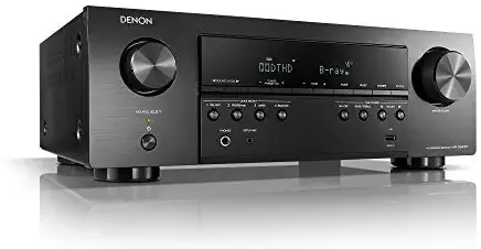 Denon AVR-S540BT-R Receiver, 5.2 Channel, 4K Ultra HD Audio and Video, Home Theater System, Built-in Bluetooth and USB Port (Renewed)