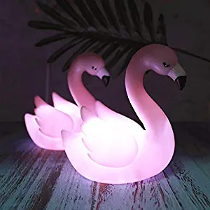 Best Quality Led Night Lamp Flamingo Novelty 3D Desk Creative Kids Bedroom Cake, Light Up Lamp - Solar Dashboard Ornaments, Desk Accessories Pink, Lawn Ornaments, Solar Power Dancing Figures