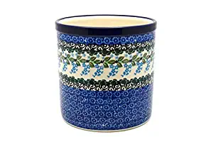 Polish Pottery Utensil Holder - Wisteria