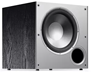 Polk Audio PSW10 10"Powered Subwoofer - Featuring High Current Amp and Low-Pass Filter | Up to 100 Watts | Big Bass at a Great Value | Easy integration Home Theater Systems