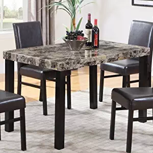 Best Master Furniture CD037 Britney Dining Table, Espresso