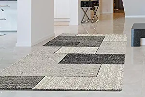Dara 3322 Gray Modern 8 x 10 Area Rug Carpet Large New