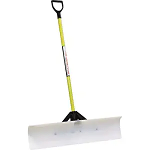 J&M JM Enterprises TV206972 Snowplow Snow Pusher, 36", White