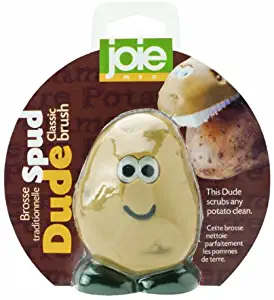 MSC International Joie Spud Dude Potato Vegetable Scrub Cleaner Brush, 3 x 2-Inches