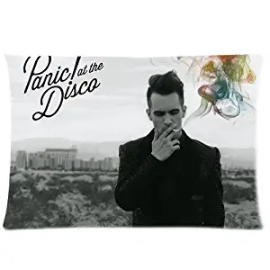 heizifang Soft Rectangle Zippered Pillow Case Cover 20X30 (Two Sides) Panic at The Disco Album This is Gospel Poster Brendon Urie Smoke Color Smoke Pattern