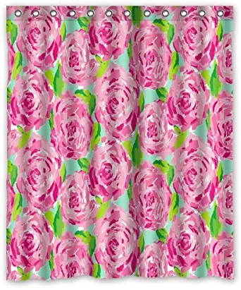 Fashion press Flawless Gorgeous Creative Lilly Pulitzer Shower Retro Curtain Shower 100% WaterProof Polyester Fabric 60" x 72" Inches Standard