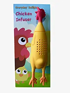 Everyday Delights Chicken Rooster Hen Silicone Infuser for Herbs or Loose Tea Leaf (Cooking Utensil, Kitchen Gadget) - Cute, Eco-friendly, Reusable, Durable