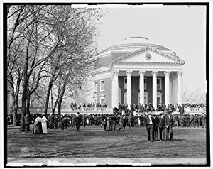 Photo: Lawn,Rotunda,buildings,education,University,Virginia,Charlottesville,VA,c1905