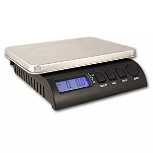 ZIEIS | 30 Lb. Capacity | Digital Kitchen Food Scale | BigTop 10" x 7.5" Stainless Steel Platform | Z-SEAL | 110V Adapter | 0.1 Ounce Accuracy