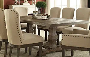 ACME Furniture Landon Dining Table, Salvage Brown