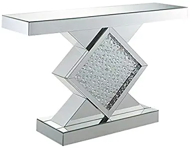 ACME FurnitureNysa Console Table, Mirrored