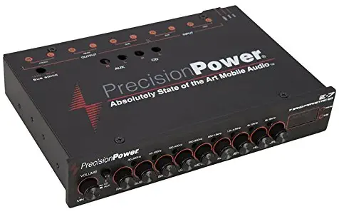 Precision Power E.7 1/2 DIN 7-Band Parametric Equalizer with LED Display