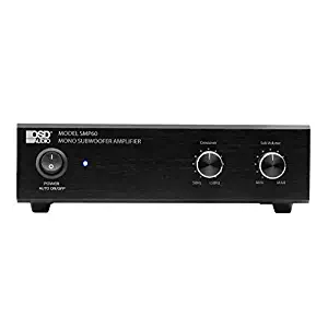 OSD Audio SMP60 Compact 75W Class A/B Mono Subwoofer Amplifier w/ Variable High Cut Filter and Volume Control