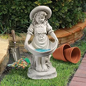 EttansPalace 21" H Tall Dimpled Cheecks Sophie Garden Statue