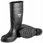 TINGLEY Rubber Blk Steel Toe Boots 31244 Work Shoes/Boots