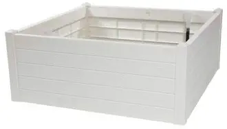 Self-Watering Raised Bed, White