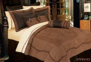 HiEnd Accents Barbwire Western Bedding, Full