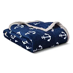 New Anchors Plush Blanket TWIN