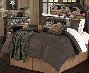 HiEnd Accents Caldwell Western Comforter Set, King - WS4002SK