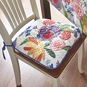The Pioneer Woman Celia Reversible Quilted Chair pad (4 Pack)