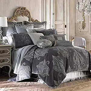 Waterford Linens Kinsale Comforter Set Queen Platinum