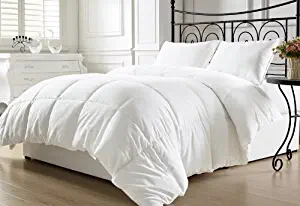 Chezmoi Collection, All Season Down Alternative, Comforter Duvet Insert, Twin, White