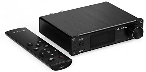 SMSL Q5 Pro Digital Amplifier 2-50W USB/Coaxial/Optical with Remote Control - Black