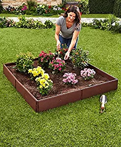 The Lakeside Collection Raised Garden Bed Planter Set