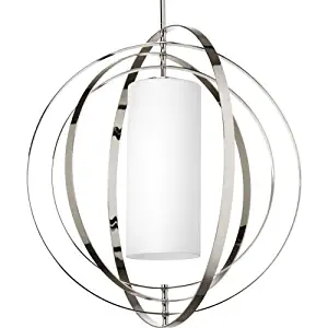 Progress Lighting P7086-104 Equinox 2-Lt. Large Foyer Lanthern with Etched Opal glass shade