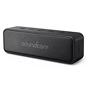 Portable Bluetooth Speaker, Soundcore Motion B by Anker, 12W IPX7 Waterproof, Bluetooth 4.2 Speaker with 12-Hour Playtime, Dual-Driver with Built-in Mic, Compatible with iPhone, Samsung, and iPad