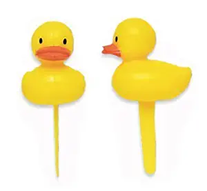 Yellow Duck Ducky Duckie Cupcake Picks Cake Topper Decorations (24-Pack)