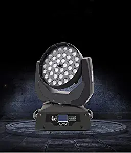 RGBW 36x12w Moving Head Light 4 in 1 DMX Zoom Moving Head XPC Stage Light for Wedding Christmas Birthday DJ Disco KTV Bar Event Party Show (1PCS)