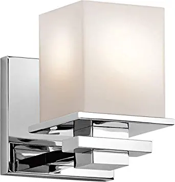 Kichler 45149CH Tully Wall Sconce 1-Light, Chrome (Renewed)