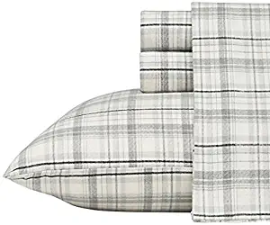 Eddie Bauer Beacon Hill Flannel Sheet Set, Queen