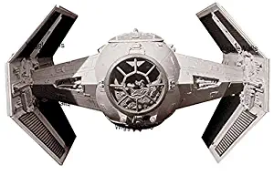 7 Inch Darth Vader Tie Fighter Imperial Galatic Empire Sith Ship Star Wars Classic Episode IV Removable Wall Decal Sticker Art Home Decor Kids Room-6 3/4 Inches Wide By 4 1/4 Inches Tall