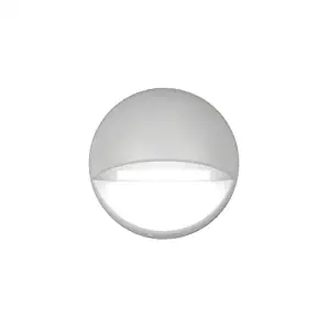 WAC Lighting 3011-27WT WAC Deck & Patio LED 12V Round Deck and Patio Light 2700K Warm, White on Aluminum