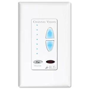 Channel Vision A-BUS 1-Source Amplified Keypad, White (AB-135W)