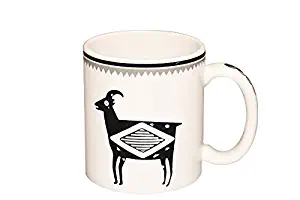 Mimbreño 11 oz Bighorn Sheep Mug (El Tovar Black), Made 100% in USA