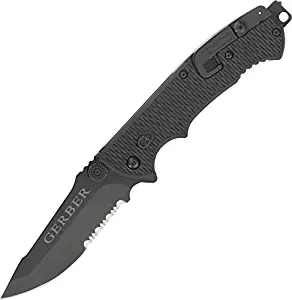 Gerber Hinderer Combat Life Saver Knife,Serrated Edge [22-01870]