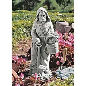 EttansPalace Tall Benevolent St. Fiacre Statue: Small