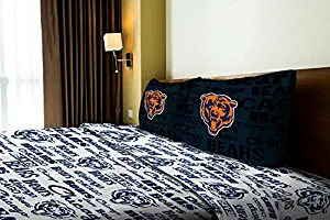 The Northwest Company Chicago Bears OFFICIAL NFL Twin Sheet Set – Anthem Series