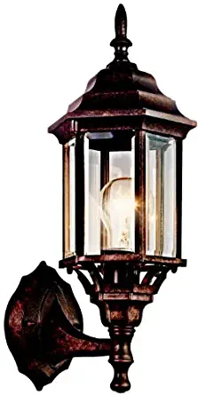 Kichler 49255TZ Chesapeake Outdoor Wall 1-Light, Tannery Bronze