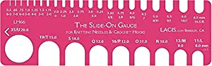 Lacis Slide On Knitting And Crochet Gauge 8-0 To 35
