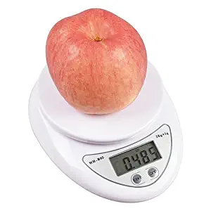 AOOK 5kg 5000g/1g Digital Scale Kitchen Food Diet Postal Scale Electronic Weight Scales Balance Weighting Tool LED Electronic WH-B05