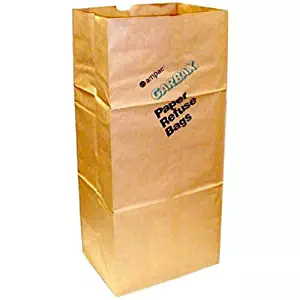 Ampac SOS30G Garbax 30 Gallon Paper Lawn and Leaf Bags (5 per package)